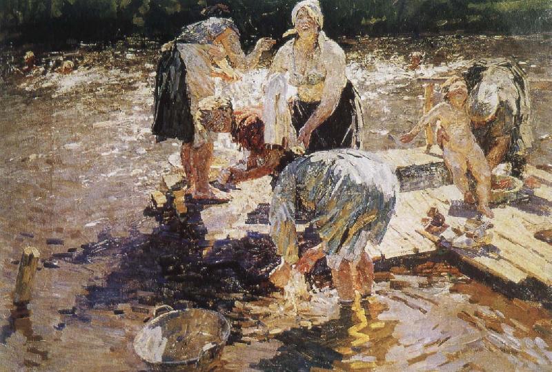 unknow artist Laundry M oil painting image
